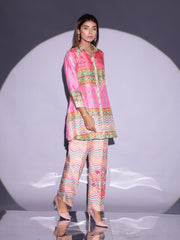 Multi Color Vasansi Silk Co-ord Set