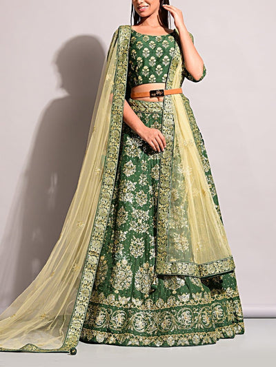 Lehenga, Printed, Lehenga set, Choli, Navratri lehenga, Zari work, Sequence work, Party wear, Designer wear