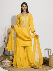 Sharara, Sharara Set, Traditional, Gota Patti, Silk, Georgette, Light Weight, Party Wear